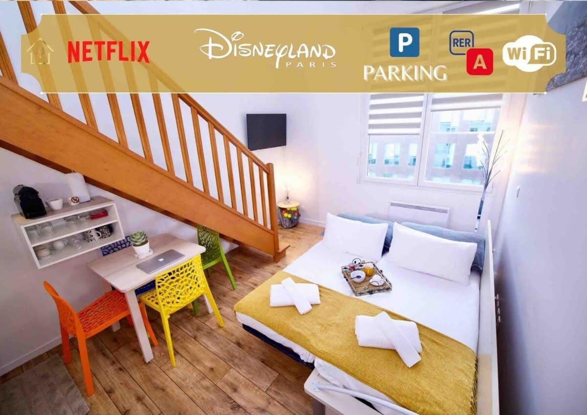Appart'Hotel Disneyland Dream Close & Safe Montévrain Exteriér fotografie